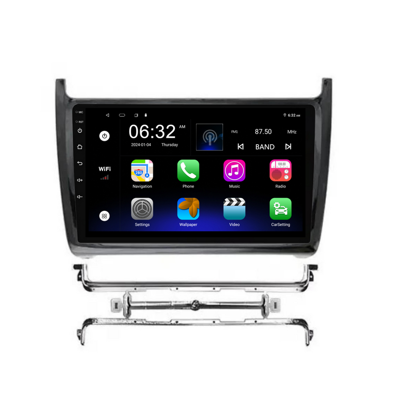 Load image into Gallery viewer, Volkswagen Polo (2011-2018) Plug &amp; Play Head Unit Upgrade Kit: Car Radio with Wireless &amp; Wired Apple CarPlay &amp; Android Auto
