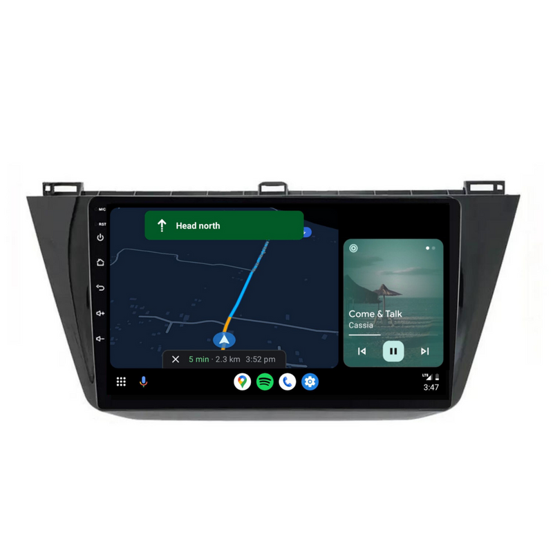 Load image into Gallery viewer, Volkswagen Tiguan (2016-2018) Plug &amp; Play Head Unit Upgrade Kit: Car Radio with Wireless &amp; Wired Apple CarPlay &amp; Android Auto
