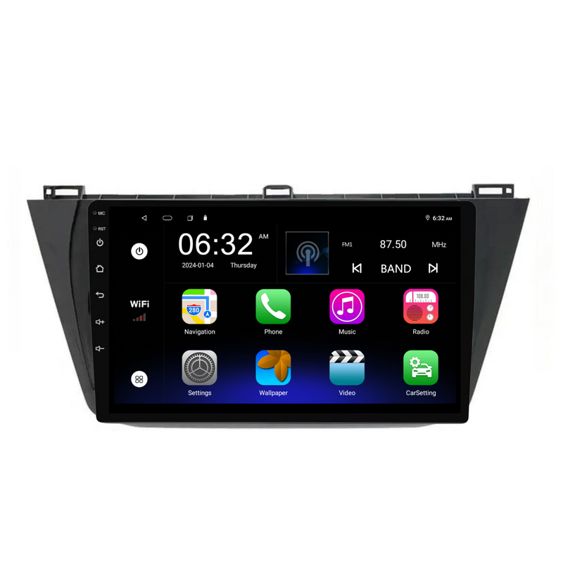 Load image into Gallery viewer, Volkswagen Tiguan (2016-2018) Plug &amp; Play Head Unit Upgrade Kit: Car Radio with Wireless &amp; Wired Apple CarPlay &amp; Android Auto
