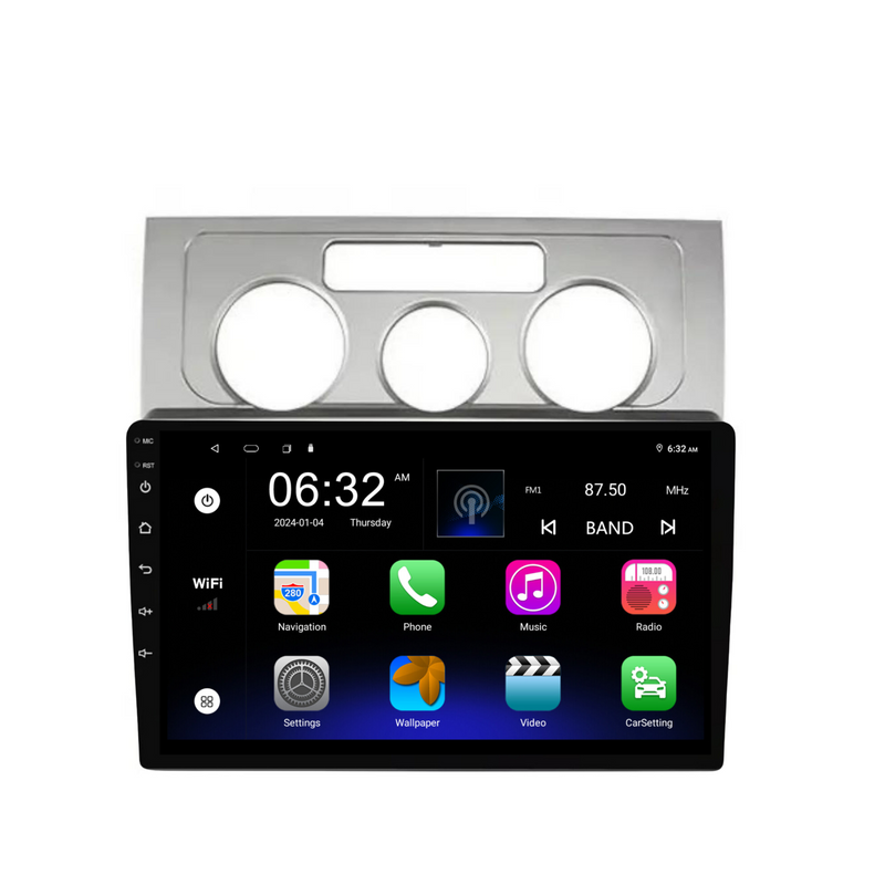 Load image into Gallery viewer, Volkswagen Touran (2004-2008) Plug &amp; Play Head Unit Upgrade Kit: Car Radio with Wireless &amp; Wired Apple CarPlay &amp; Android Auto
