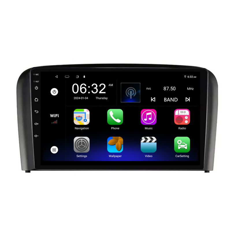 Load image into Gallery viewer, Volvo S80 (2001-2006) Plug &amp; Play Head Unit Upgrade Kit: Car Radio with Wireless &amp; Wired Apple CarPlay &amp; Android Auto
