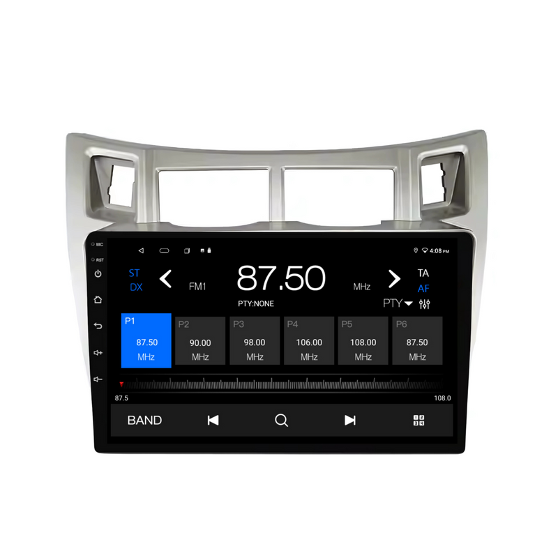 Load image into Gallery viewer, Toyota Yaris (2005-2011 Silver) - Plug &amp; Play Head Unit Upgrade Kit: Car Radio with Wireless &amp; Wired Apple CarPlay &amp; Android Auto
