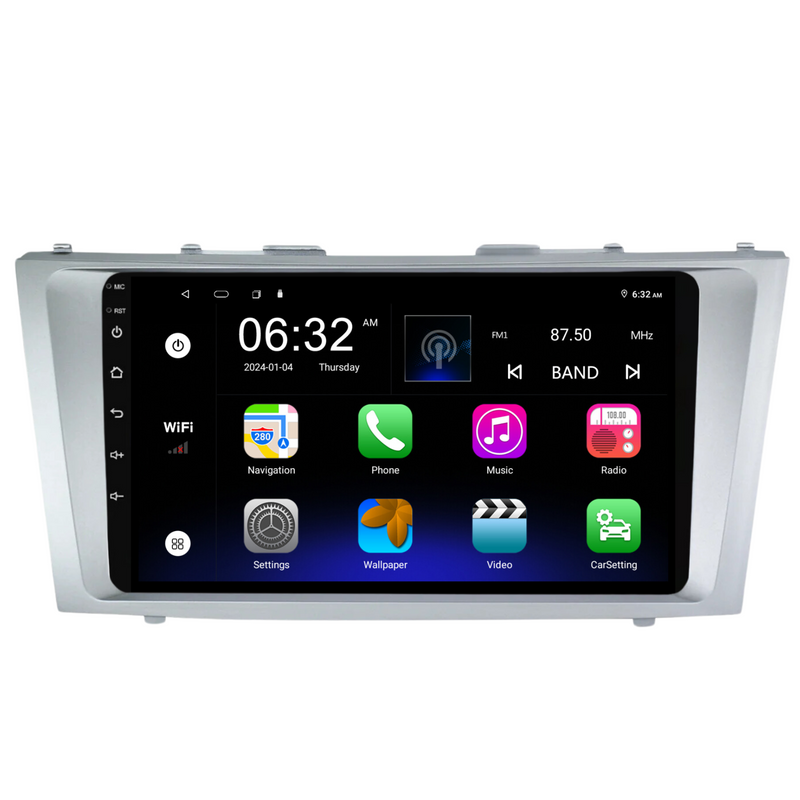 Load image into Gallery viewer, Toyota Camry / Aurion (2006-2011) Plug &amp; Play Head Unit Upgrade Kit: Car Radio with Wireless &amp; Wired Apple CarPlay &amp; Android Auto
