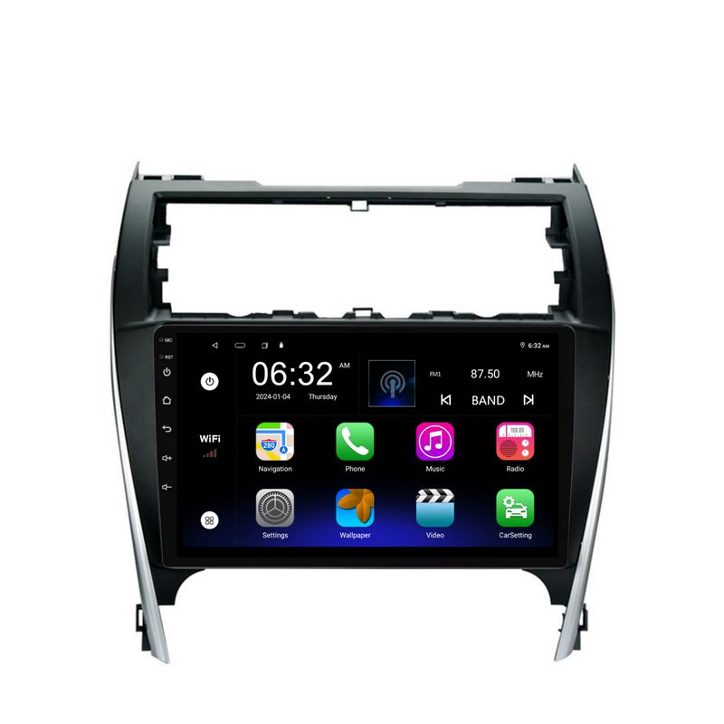 Load image into Gallery viewer, Toyota Camry (2012-2016) Plug &amp; Play Head Unit Upgrade Kit: Car Radio with Wireless &amp; Wired Apple CarPlay &amp; Android Auto
