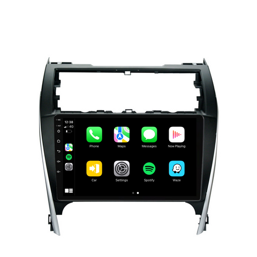 Toyota Camry (2012-2016) Plug & Play Head Unit Upgrade Kit: Car Radio with Wireless & Wired Apple CarPlay & Android Auto