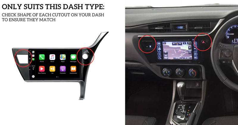 Load image into Gallery viewer, Toyota Corolla Hatch (2015-2018) Plug &amp; Play Head Unit Upgrade Kit: Car Radio with Wireless &amp; Wired Apple CarPlay &amp; Android Auto
