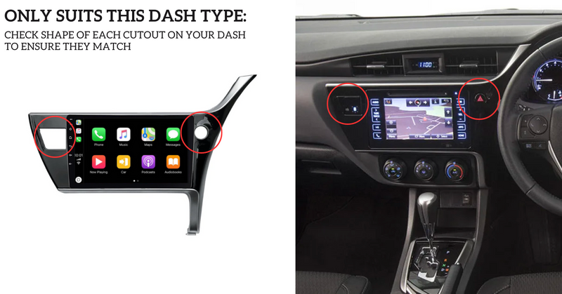 Load image into Gallery viewer, Toyota Corolla Sedan (2017-2019) Plug &amp; Play Head Unit Upgrade Kit: Car Radio with Wireless &amp; Wired Apple CarPlay &amp; Android Auto
