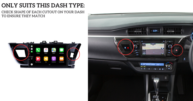 Load image into Gallery viewer, Toyota Corolla Sedan (2013-2016) Plug &amp; Play Head Unit Upgrade Kit: Car Radio with Wireless &amp; Wired Apple CarPlay &amp; Android Auto
