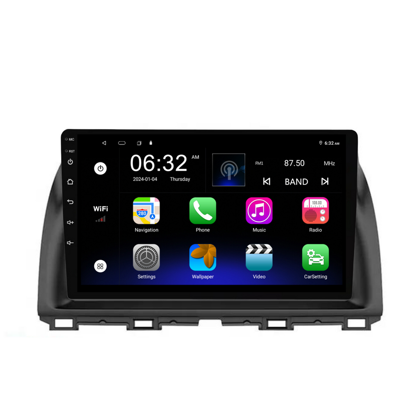 Load image into Gallery viewer, Mazda CX-5 (2012-2015) Plug &amp; Play Head Unit Upgrade Kit: Car Radio with Wireless &amp; Wired Apple CarPlay &amp; Android Auto
