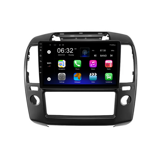 Nissan Navara / D40 (2006-2012) Plug & Play Head Unit Upgrade Kit: Car Radio with Wireless & Wired Apple CarPlay & Android Auto