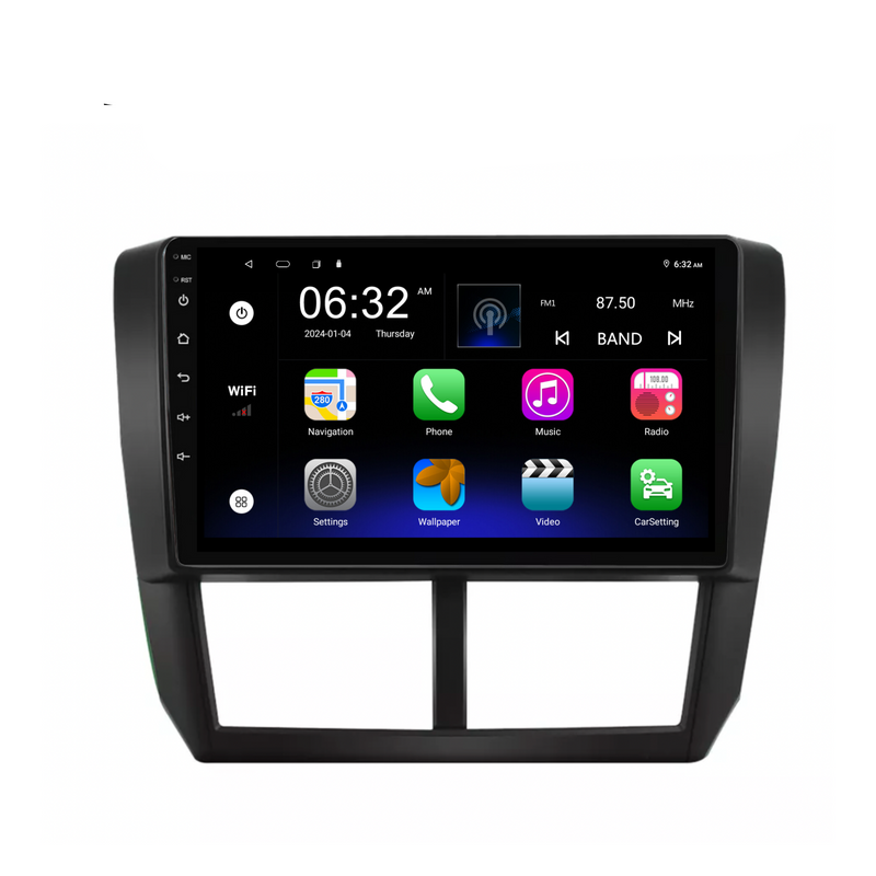 Load image into Gallery viewer, Subaru Forester/Impreza (2008-2012) Plug &amp; Play Head Unit Upgrade Kit: Car Radio with Wireless &amp; Wired Apple CarPlay &amp; Android Auto
