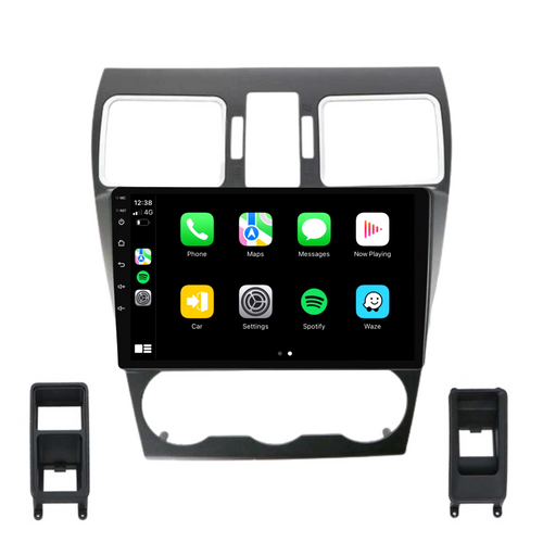 Subaru Forester/Impreza/XV/WRX/Levorg (2015-2018) Plug & Play Head Unit Upgrade Kit: Car Radio with Wireless & Wired Apple CarPlay & Android Auto