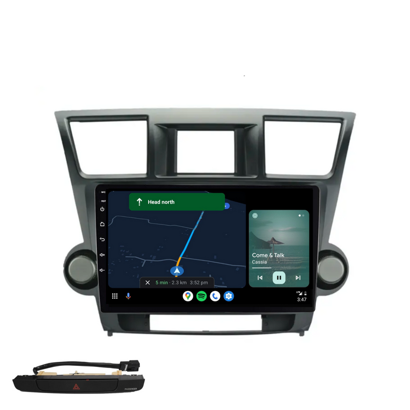 Load image into Gallery viewer, Toyota Kluger (2008-2014) Plug &amp; Play Head Unit Upgrade Kit: Car Radio with Wireless &amp; Wired Apple CarPlay &amp; Android Auto
