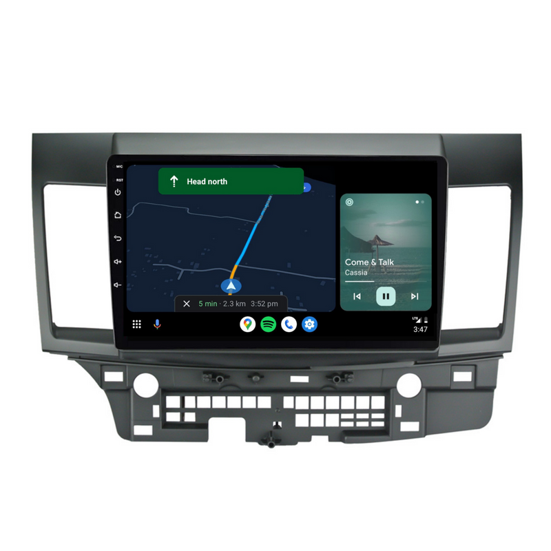 Load image into Gallery viewer, Mitsubishi Lancer (2010-2018) Plug &amp; Play Head Unit Upgrade Kit: Car Radio with Wireless &amp; Wired Apple CarPlay &amp; Android Auto
