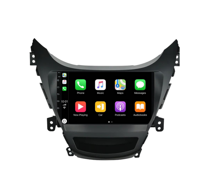 Load image into Gallery viewer, Hyundai Elantra (2012-2014) Plug &amp; Play Head Unit Upgrade Kit: Car Radio with Wireless &amp; Wired Apple CarPlay &amp; Android Auto
