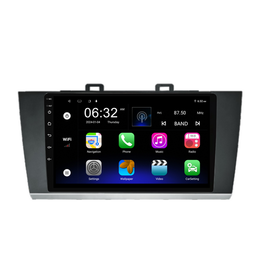 Subaru Legacy/Outback (2015-2020) Plug & Play Head Unit Upgrade Kit: Car Radio with Wireless & Wired Apple CarPlay & Android Auto