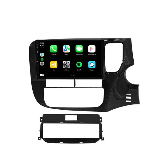 Mitsubishi Outlander (2012-2020) Plug & Play Head Unit Upgrade Kit: Car Radio with Wireless & Wired Apple CarPlay & Android Auto