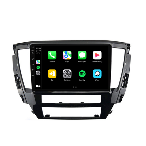 Mitsubishi Pajero Sport (2020-2024) Plug & Play Head Unit Upgrade Kit: Car Radio with Wireless & Wired Apple CarPlay & Android Auto