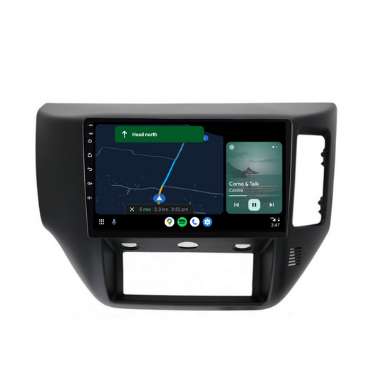 Nissan Patrol Black (2004-2015) Plug & Play Head Unit Upgrade Kit: Car Radio with Wireless & Wired Apple CarPlay & Android Auto