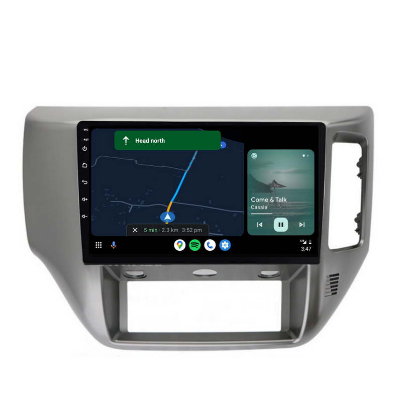 Load image into Gallery viewer, Nissan Patrol Gray (2004-2015) Plug &amp; Play Head Unit Upgrade Kit: Car Radio with Wireless &amp; Wired Apple CarPlay &amp; Android Auto
