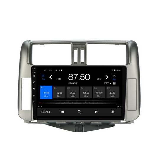 Toyota Prado (2010-2013) Plug & Play Head Unit Upgrade Kit: Car Radio with Wireless & Wired Apple CarPlay & Android Auto