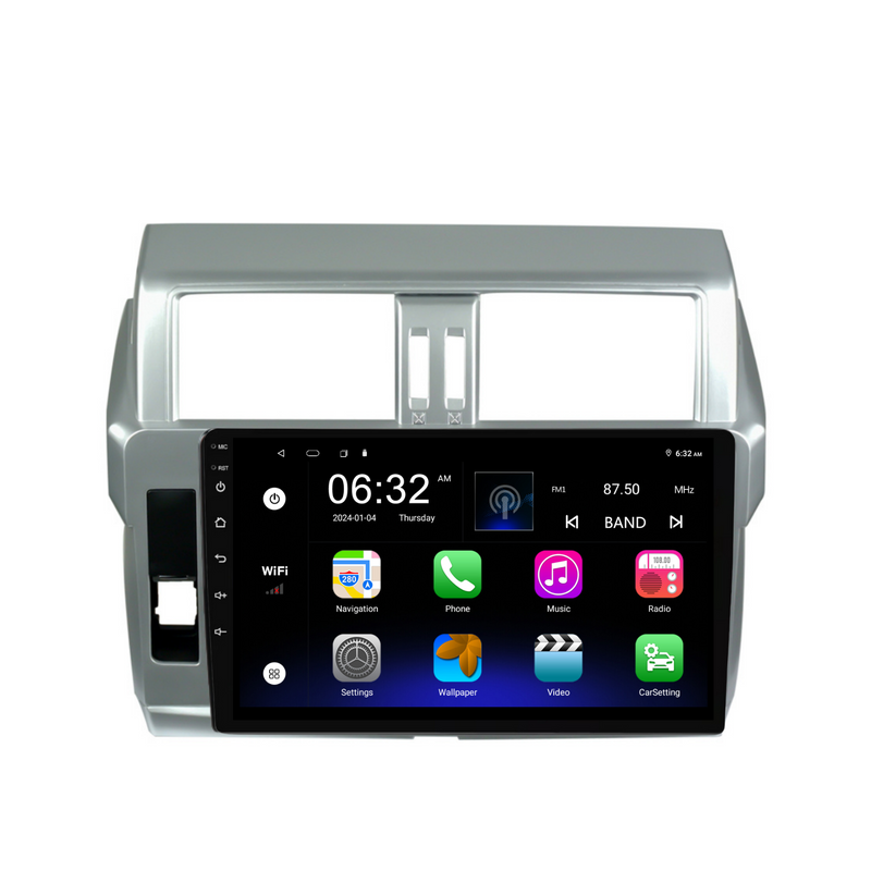 Load image into Gallery viewer, Toyota Prado 150 (2014-2017) Plug &amp; Play Head Unit Upgrade Kit: Car Radio with Wireless &amp; Wired Apple CarPlay &amp; Android Auto
