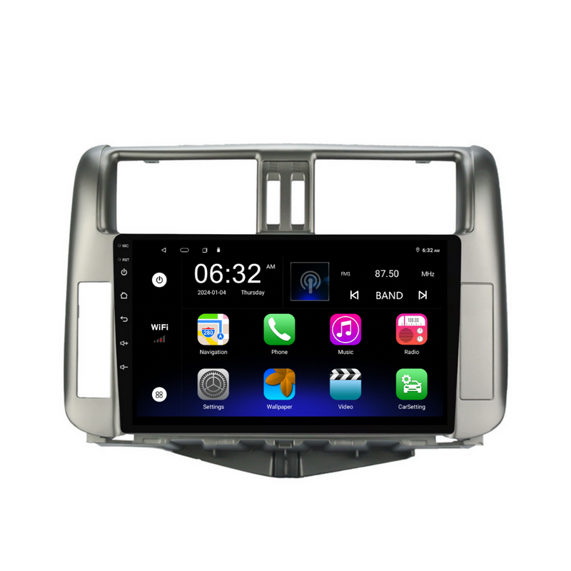Load image into Gallery viewer, Toyota Prado (2010-2013) Plug &amp; Play Head Unit Upgrade Kit: Car Radio with Wireless &amp; Wired Apple CarPlay &amp; Android Auto
