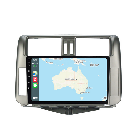 Toyota Prado (2010-2013) Plug & Play Head Unit Upgrade Kit: Car Radio with Wireless & Wired Apple CarPlay & Android Auto