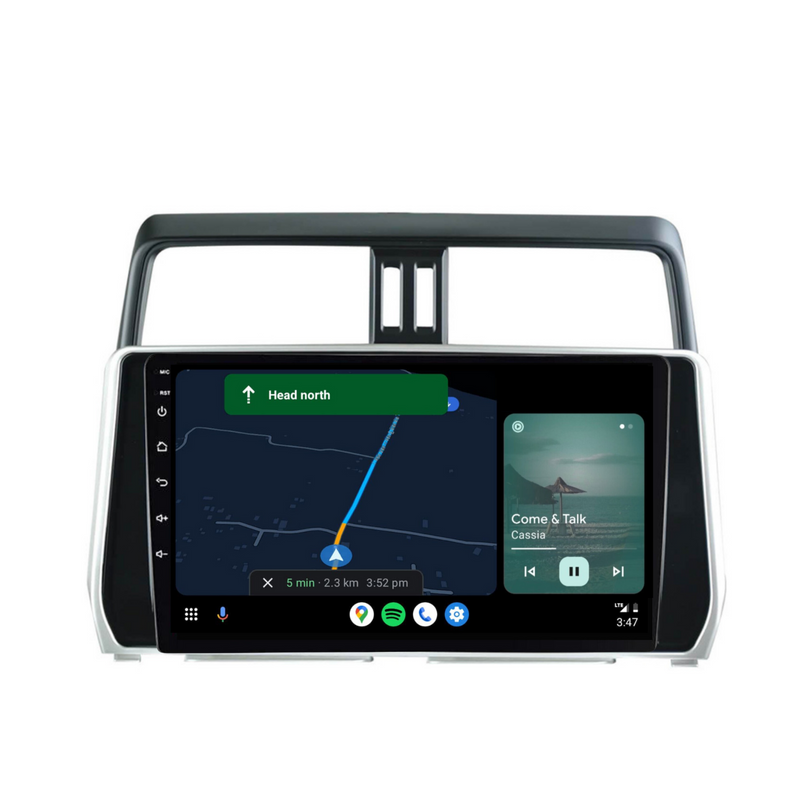 Load image into Gallery viewer, Toyota Prado (2018-2022) Plug &amp; Play Head Unit Upgrade Kit: Car Radio with Wireless &amp; Wired Apple CarPlay &amp; Android Auto
