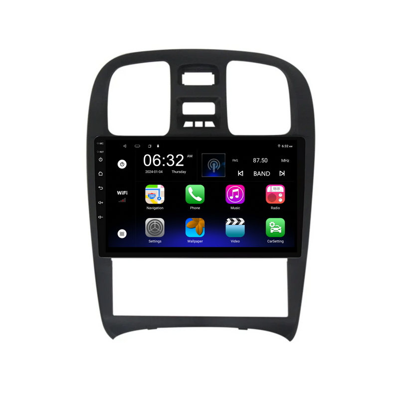 Load image into Gallery viewer, Hyundai Sonata (2003-2009) Plug &amp; Play Head Unit Upgrade Kit: Car Radio with Wireless &amp; Wired Apple CarPlay &amp; Android Auto
