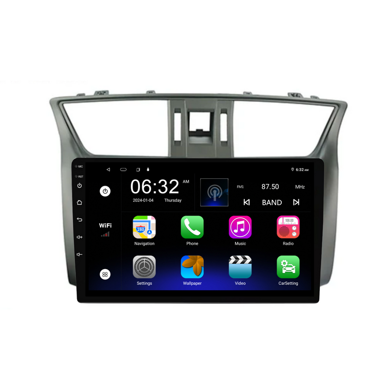 Load image into Gallery viewer, Nissan Sylphy/Sentra/Pulsar (2012-2017) Plug &amp; Play Head Unit Upgrade Kit: Car Radio with Wireless &amp; Wired Apple CarPlay &amp; Android Auto
