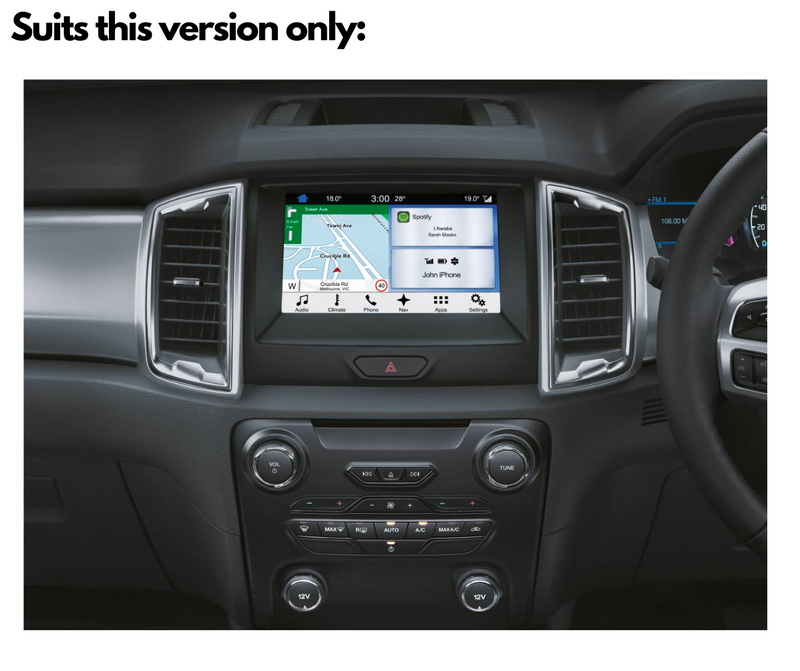 Load image into Gallery viewer, Ford Ranger / Everest (2015-2020) Plug &amp; Play Head Unit Upgrade Kit: Car Radio with Wireless &amp; Wired Apple CarPlay &amp; Android Auto
