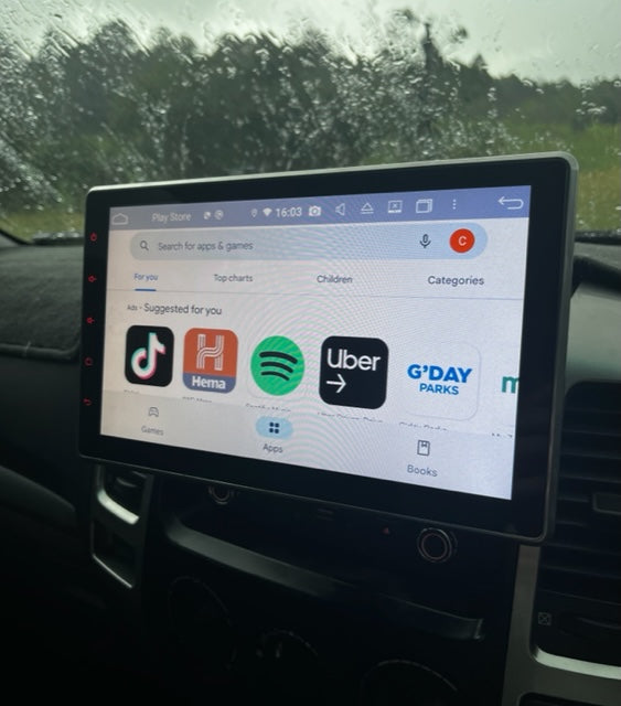 Load image into Gallery viewer, CJ INDUSTRIES Adjustable Pro Double Din (10 inch) - Wireless CarPlay &amp; Android Auto
