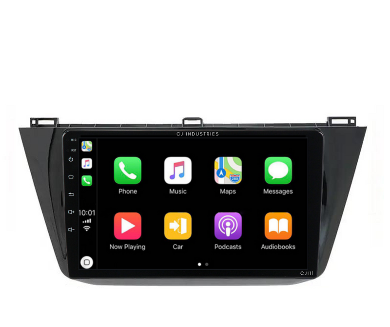 Load image into Gallery viewer, Volkswagen Tiguan (2016-2018) Plug &amp; Play Head Unit Upgrade Kit: Car Radio with Wireless &amp; Wired Apple CarPlay &amp; Android Auto
