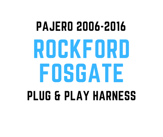 ROCKFORD FOSGATE HARNESS for PAJERO (2006-2016) - Plug & Play
