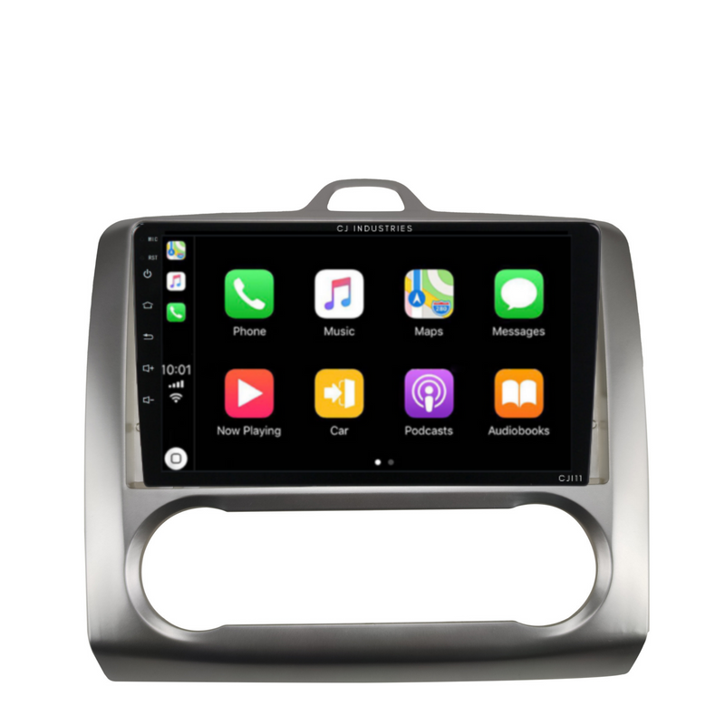 Load image into Gallery viewer, Ford Focus Auto AC (2005-2012) Plug &amp; Play Head Unit Upgrade Kit: Car Radio with Wireless &amp; Wired Apple CarPlay &amp; Android Auto
