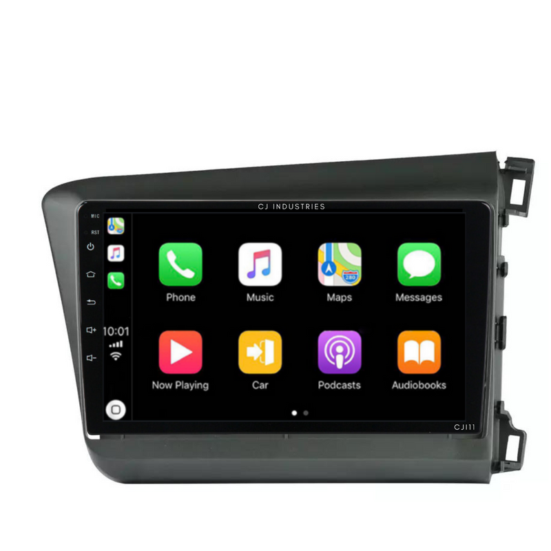Load image into Gallery viewer, Honda Civic (2012-2015) Plug &amp; Play Head Unit Upgrade Kit: Car Radio with Wireless &amp; Wired Apple CarPlay &amp; Android Auto
