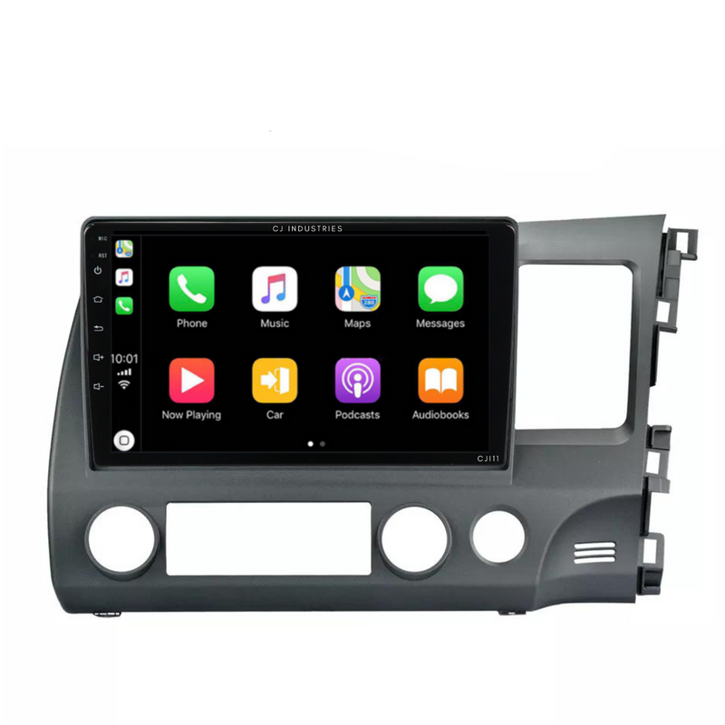 Load image into Gallery viewer, Honda Civic (2007-2011) Plug &amp; Play Head Unit Upgrade Kit: Car Radio with Wireless &amp; Wired Apple CarPlay &amp; Android Auto
